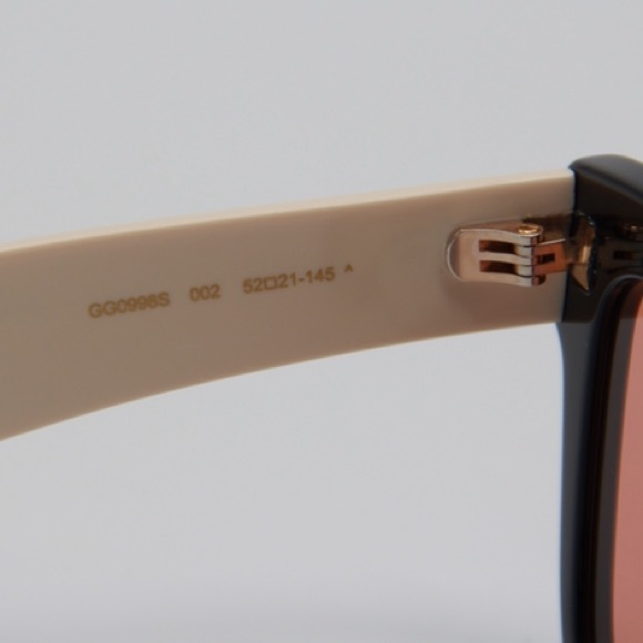 NEW GG0998S 002 WOMEN’S SUNGLASSES GUCCI GG0998S BLACK PINK EYEWEAR GUCCI - Picture 10 of 13